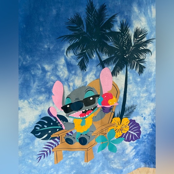 Disney Parks WDW STITCH Hawaiian Vacation Spirit Jersey Adult XLarge - Picture 6 of 9